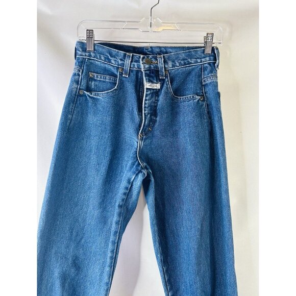 Vintage 80s Marithe Girbaud Francois Womens 5/6 High Rise Tapered Leg Jeans - Picture 2 of 8